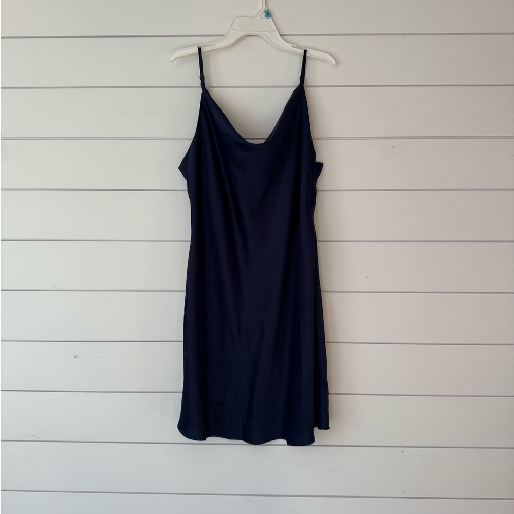 Urban Outfitters Dark Blue Slip Dress